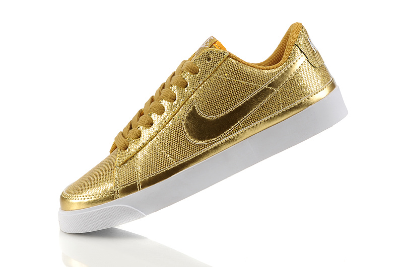 nike blazer femme or