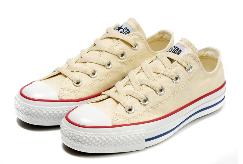 converse femme basse beige