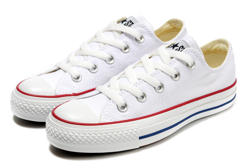 converse blanche basse solde