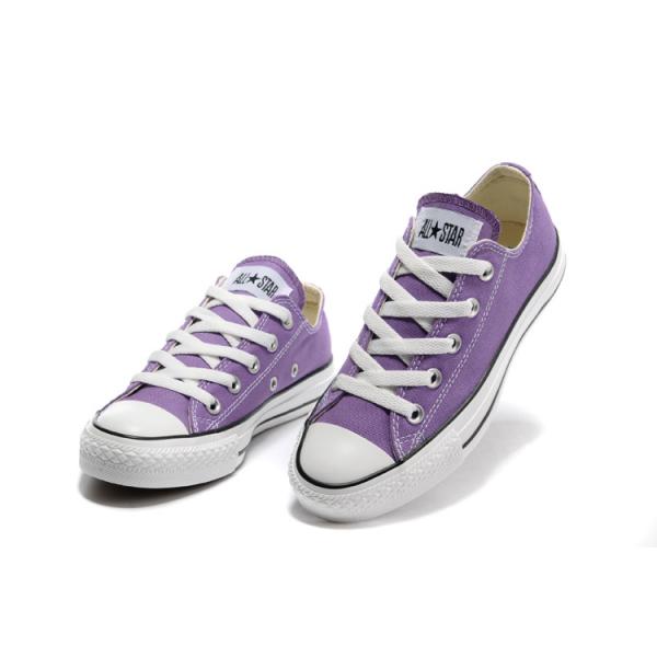converses violettes basses