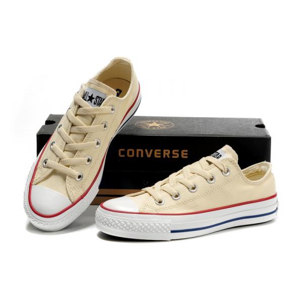 converses beiges basses