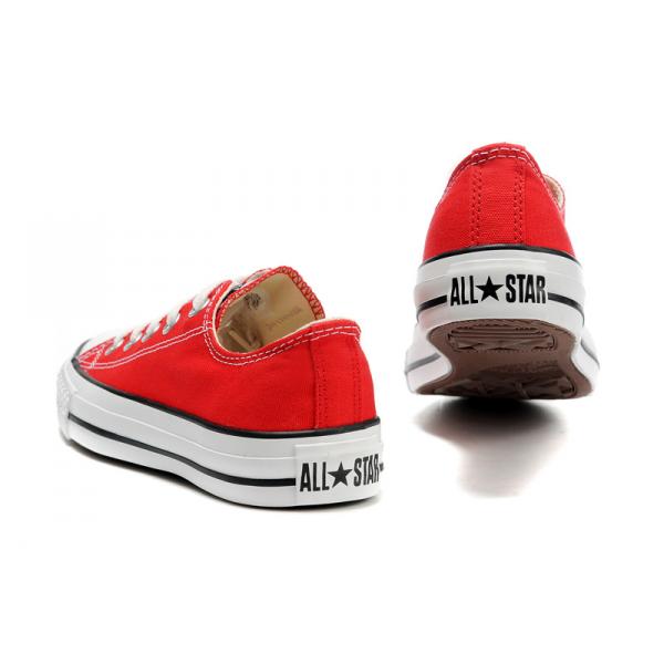 converse rouge basse homme