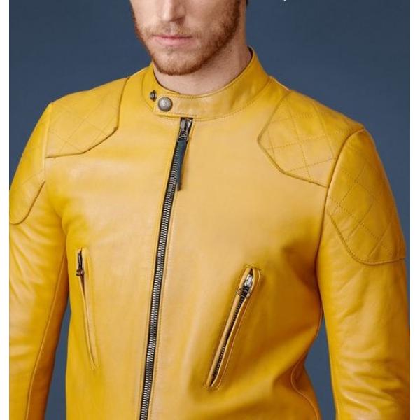 blouson jaune homme