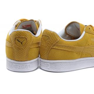 basket puma jaune moutarde