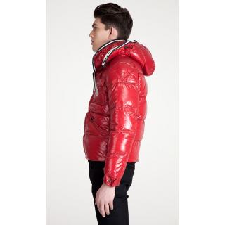 doudoune moncler rouge homme